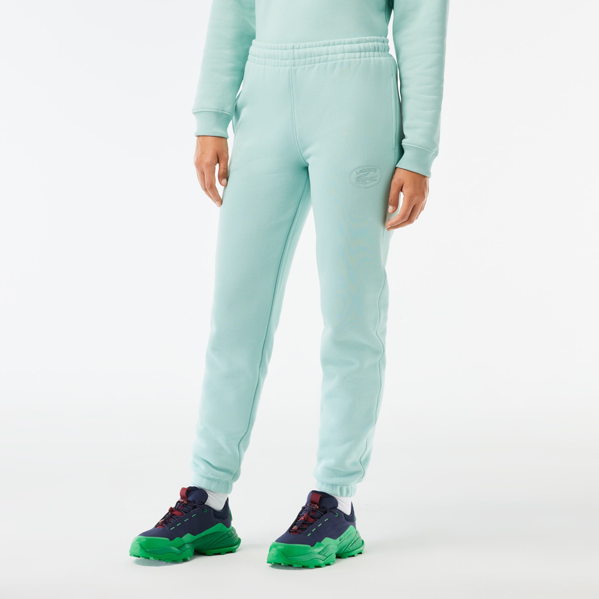 Pantalon de survêtement Jogger avec broderie Pantalons de survêtement - Vert - Lacoste - Femme