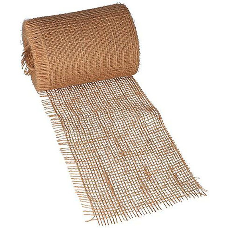 Chemin de table, en jute naturel en rouleau de 10 m