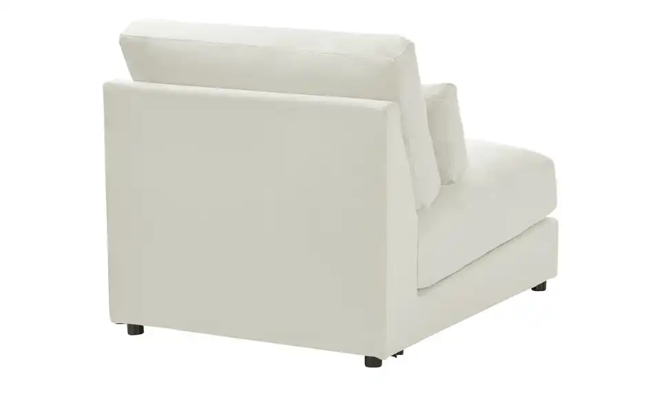 Element Branna Beige Samt 1-Sitzer