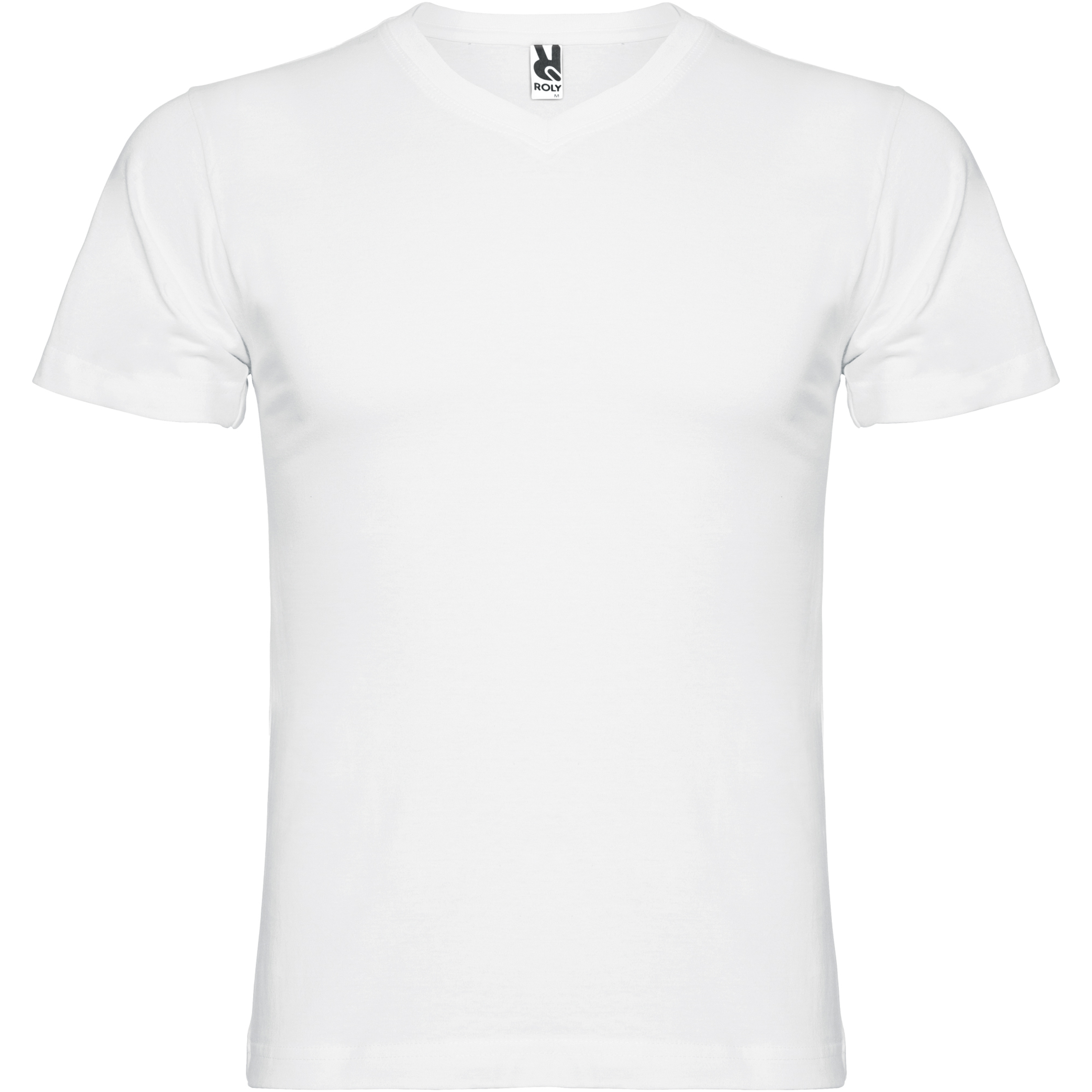Roly R6503 - T-shirt Samoyedo à col en V et manches courtes pour homme