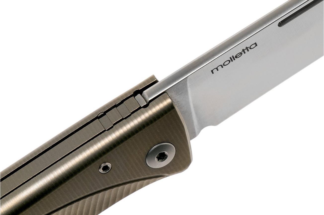 LionSteel Thrill bronze titanium integral slipjoint zakmes