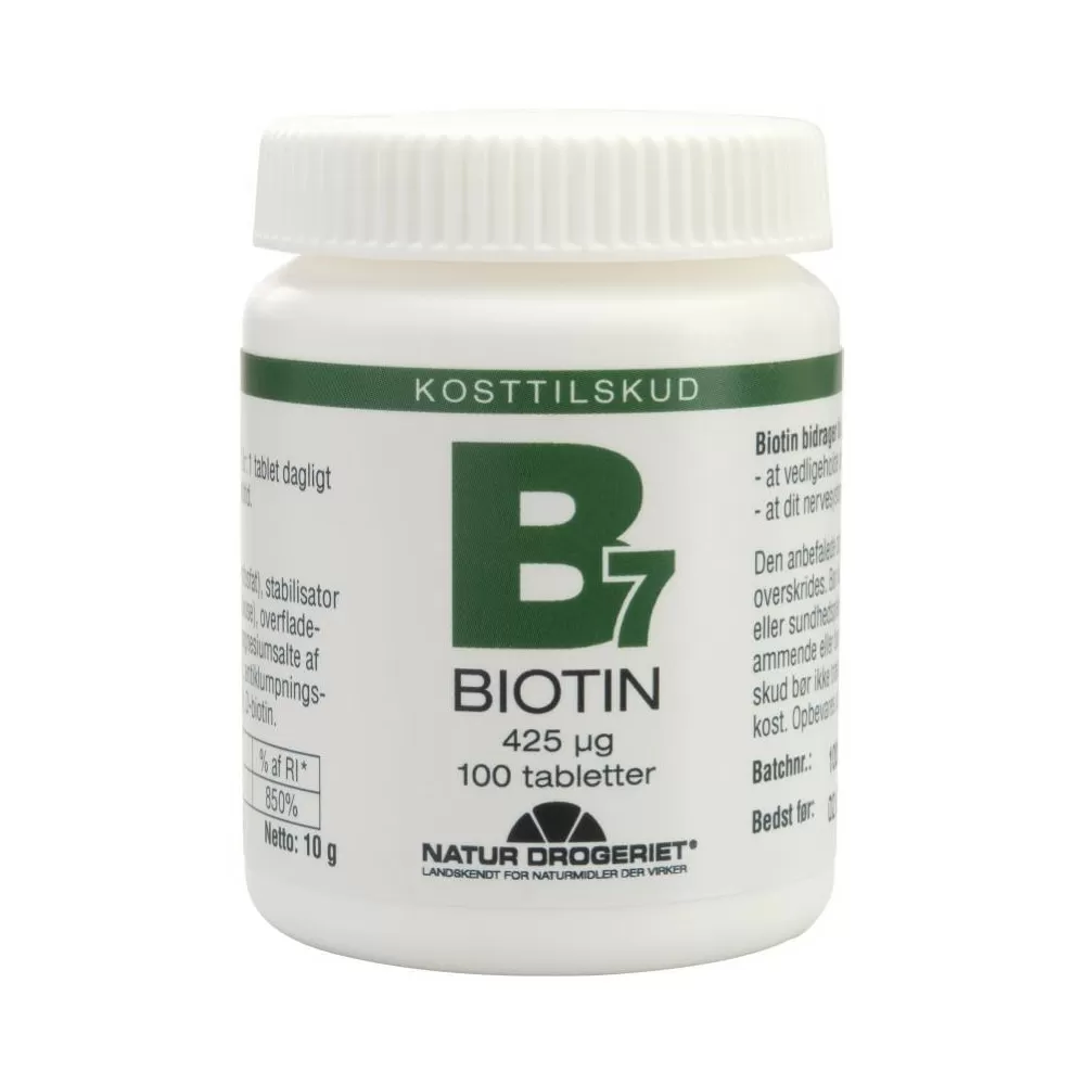 Natur-Drogeriet Biotin 425 µg - 100 tabl.