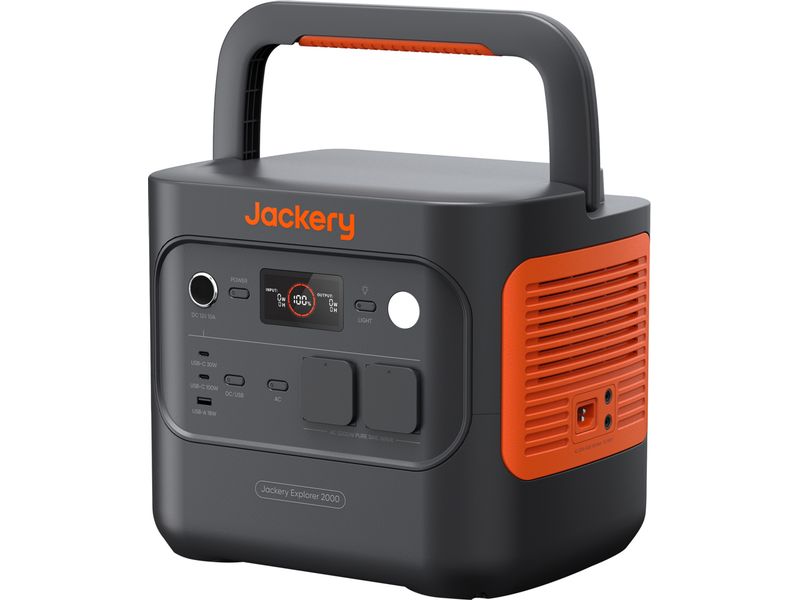 Jackery Power Station Explorer 2000 V2 EU 2.042 Wh Tragbares Kraftwerk