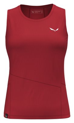 Debardeur Femme Salewa Puez Sporty Dry Rouge