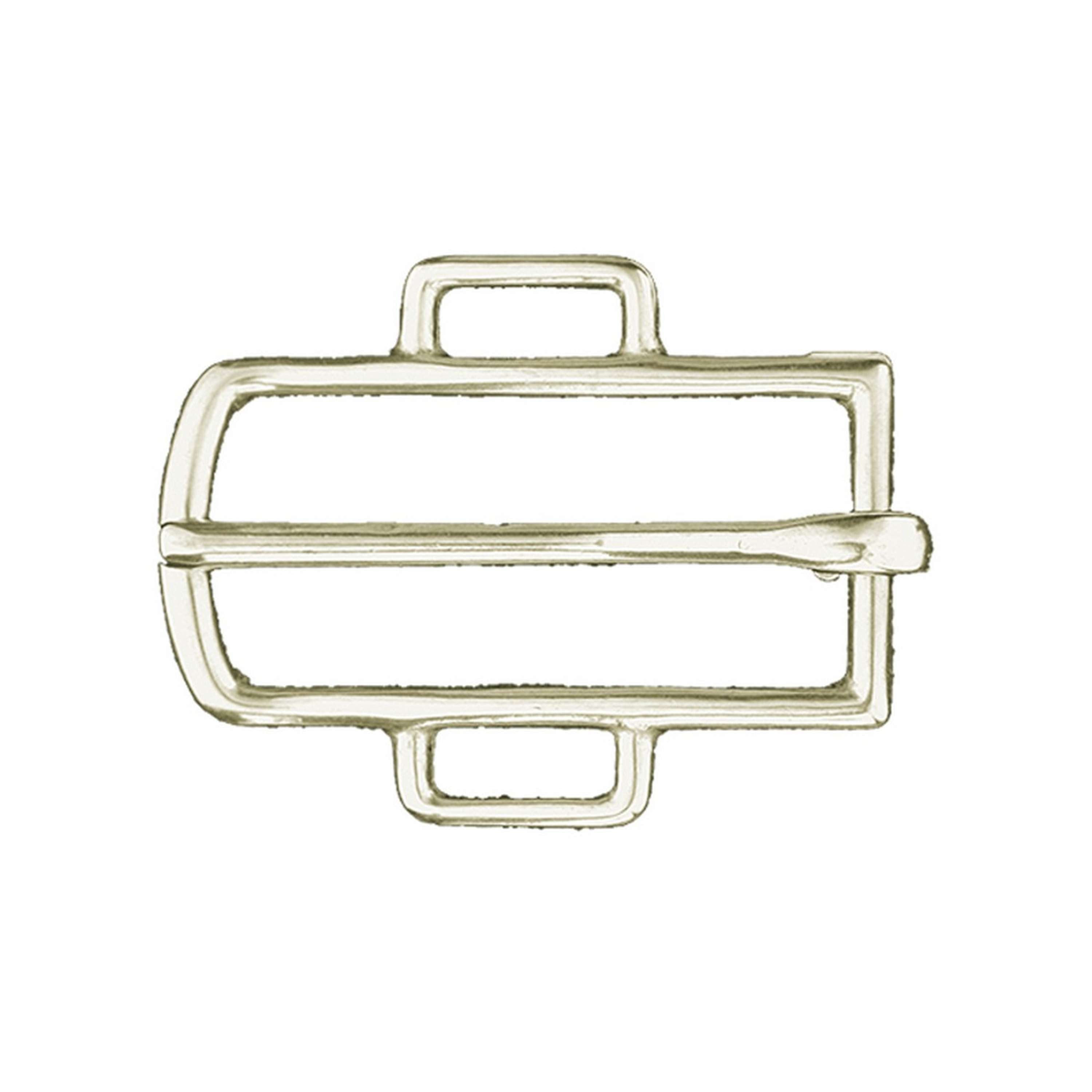 Imperial Riding NZ/L13 Borstbladgesp RVS Doorn Nieuw zilver