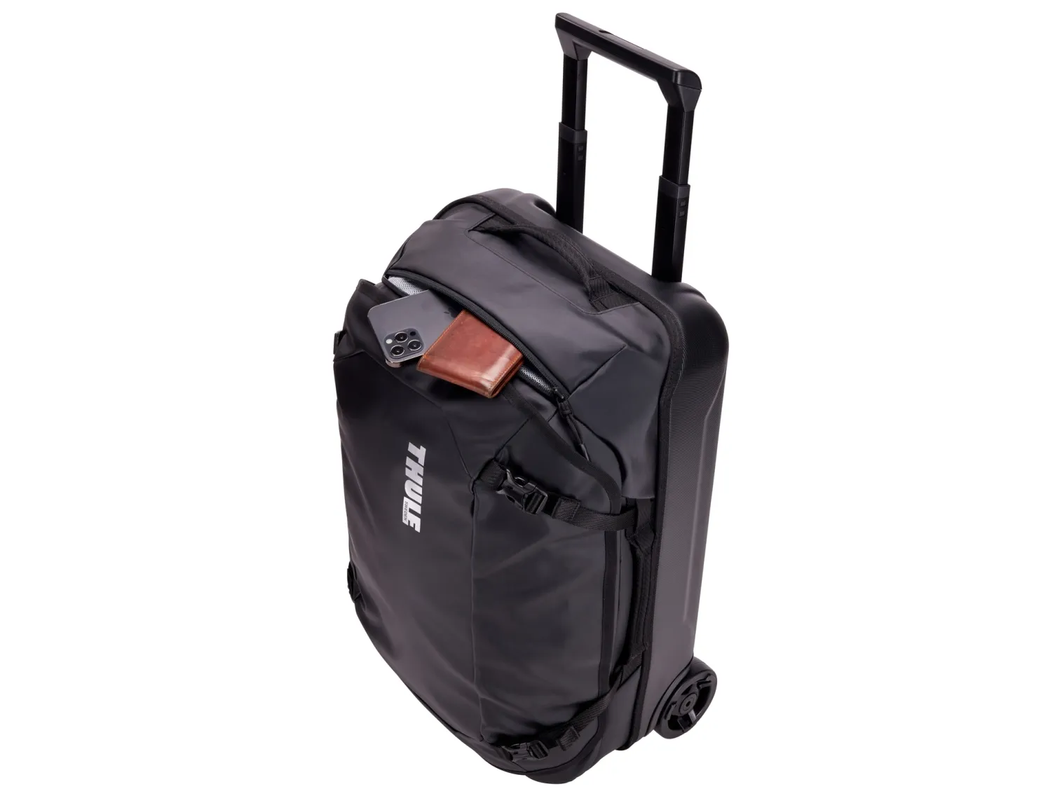 Thule Chasm - Køjesæk - carry on, wheeled - 900D polyester, phthalate-free laminate, polykarbonat - sort