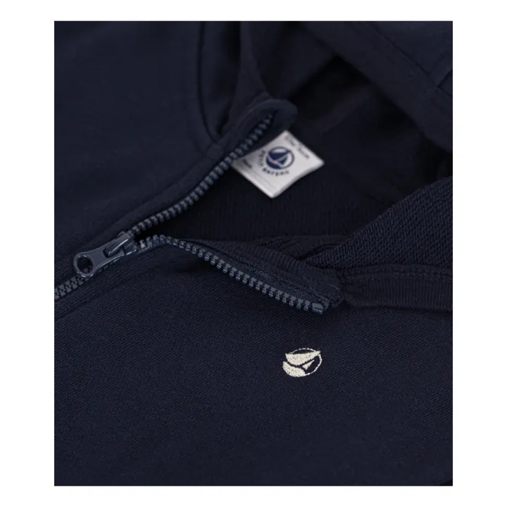 Petit Bateau Sweat Capuche Mannelle | Bleu marine