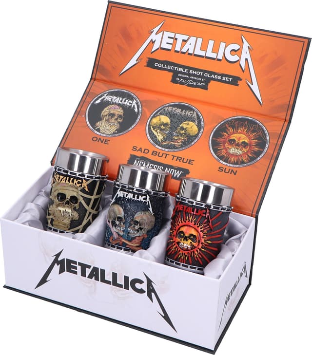 Nemesis Now Metallica shot glas (3-pakke)