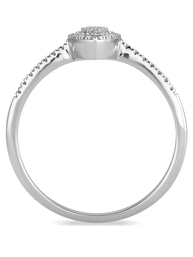 Christian Materne Private Diamonds Brillant-Ring, ges.0,29 ct., Silber 925 rhodiniert