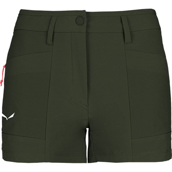 Salewa Puez Durastretch Cargo  Shorts Dark Olive Damen