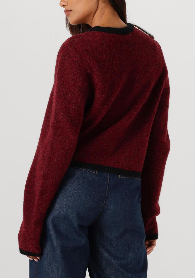 rode gestuz vest gzalpha ls contrast cardigan