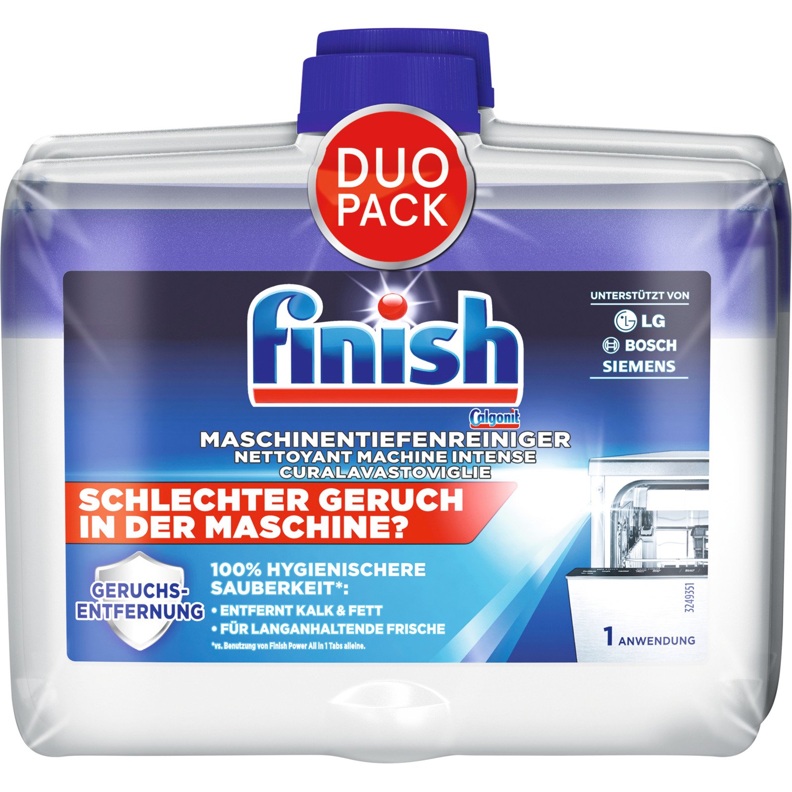 Finish Maschinenpfleger Regular 2 x 250 ml