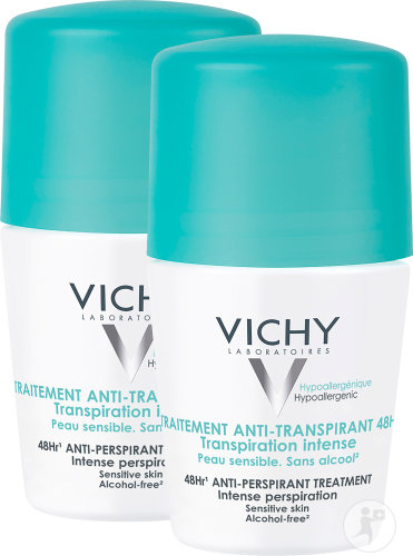Vichy Traitement Anti-Transpirant 48h Peau Sensible Rollers 2x50ml