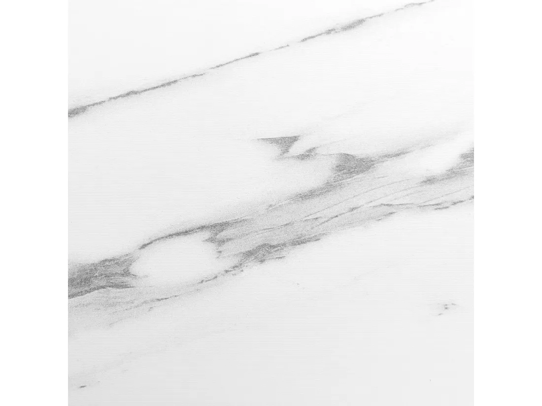 Console AZUSA Verre de sécurité Marbre blanc