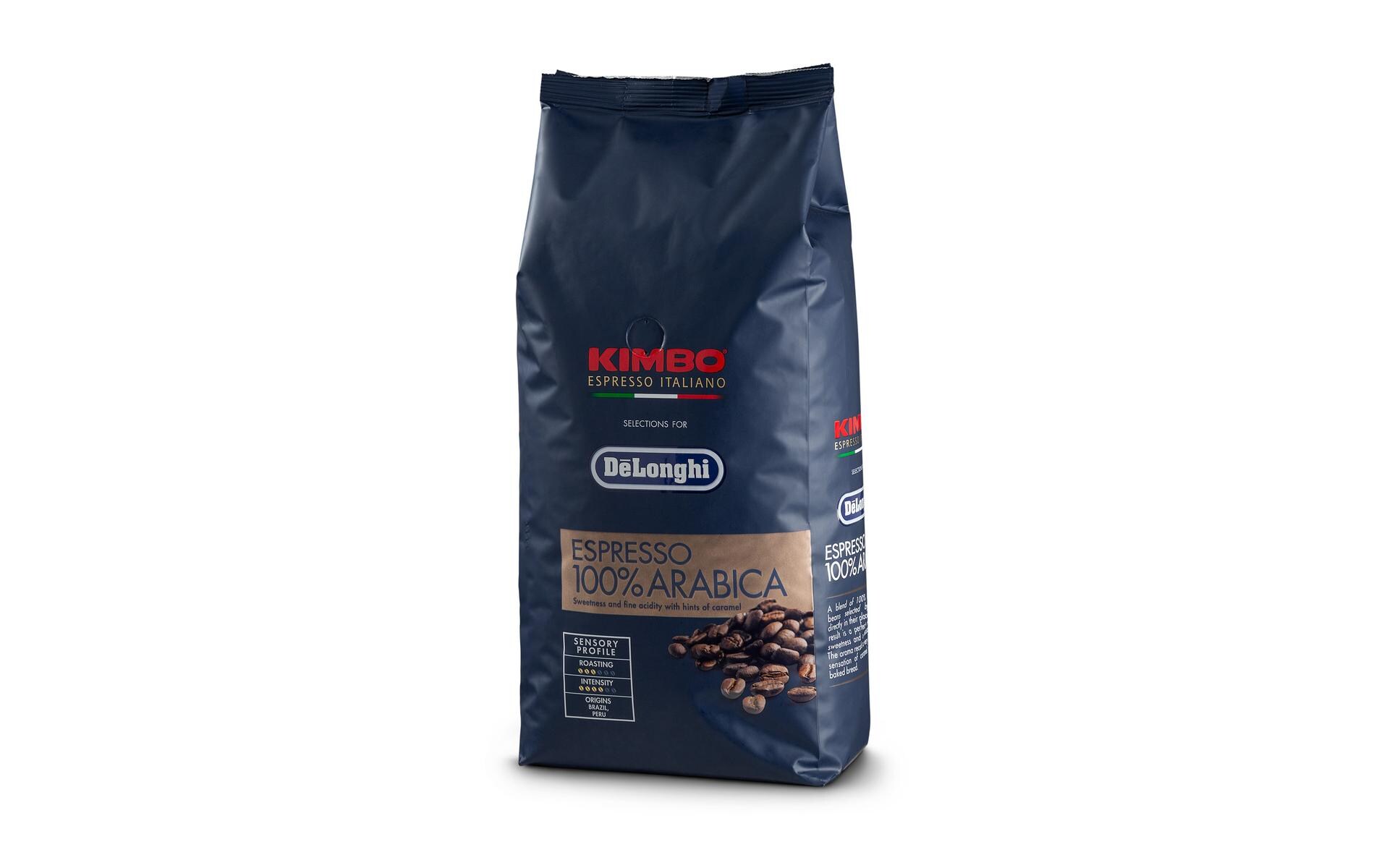 Kaffeebohnen Kimbo Espresso Arabica 1 kgAromatische Kaffeebohnen für genussvollen Kaffee