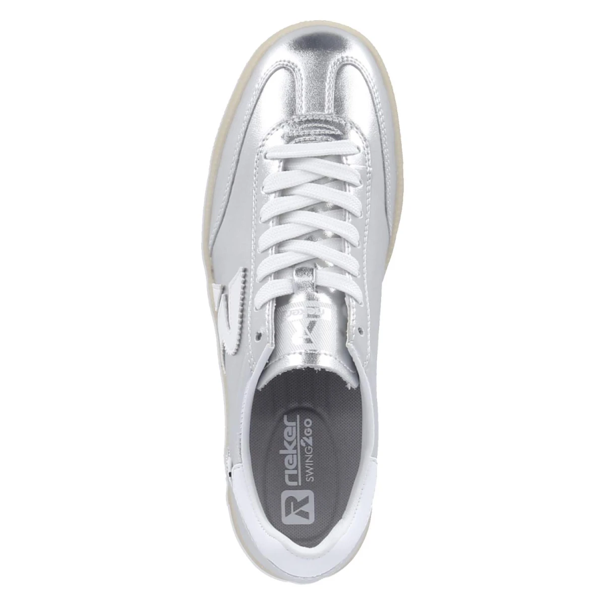 RiekerLow Sneaker - silber/platin