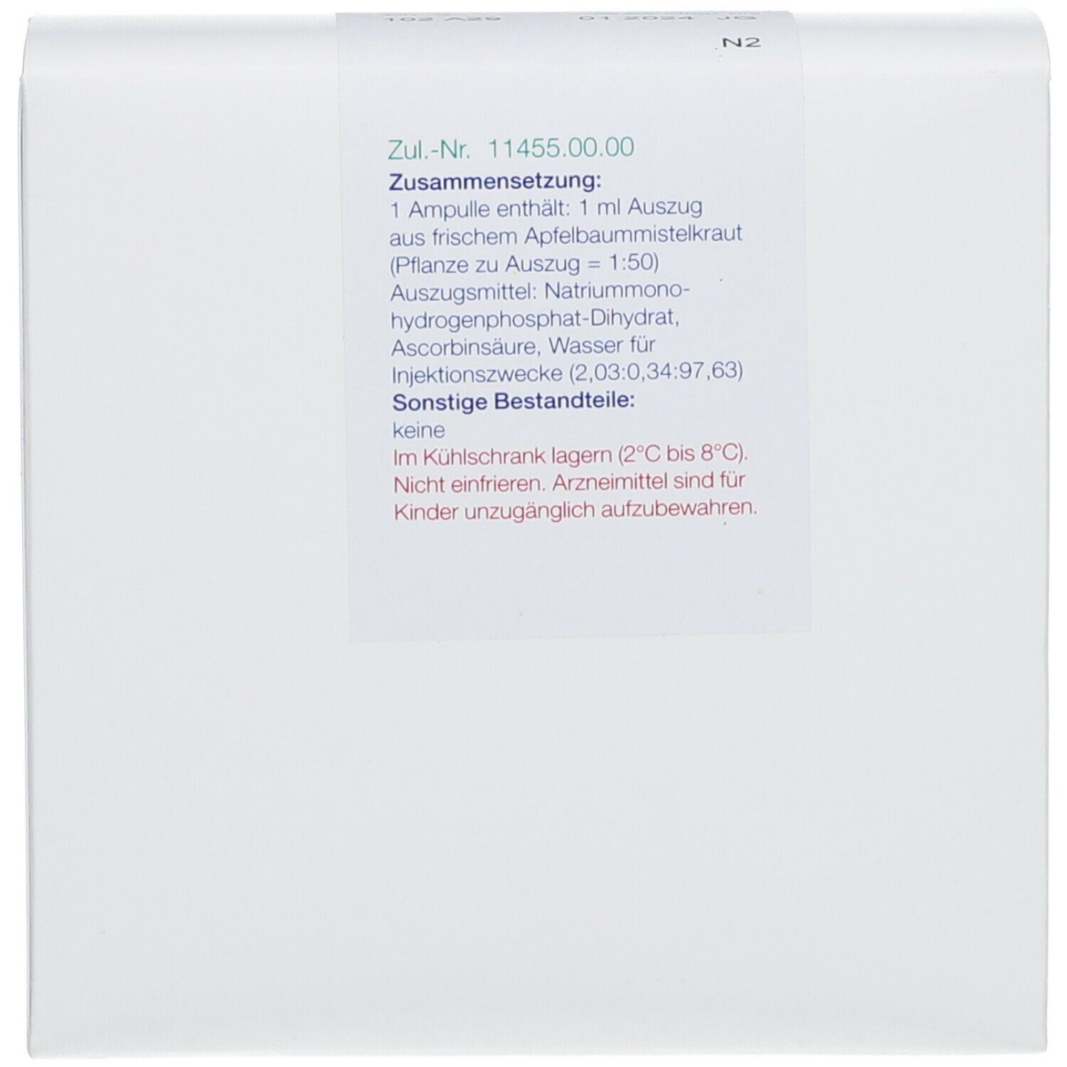 abnobaVISCUM® Mali 20 mg Ampullen