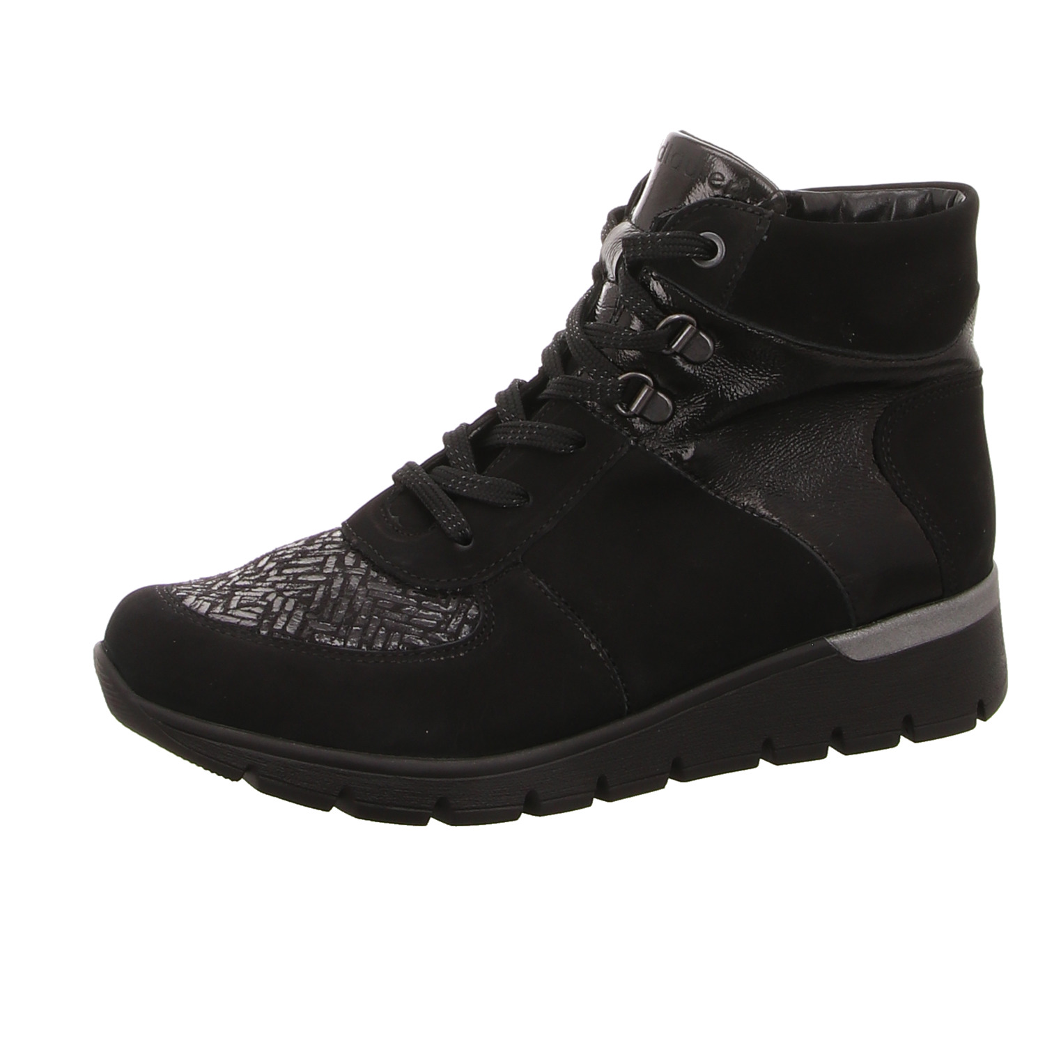 Waldläufer Schnürstiefel schwarz