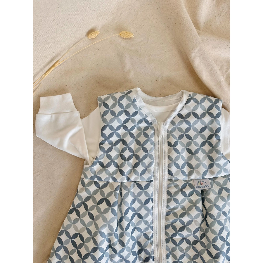 kindsgard x Alvi Kombi-Schlafsack kuglig blau 2-tlg.