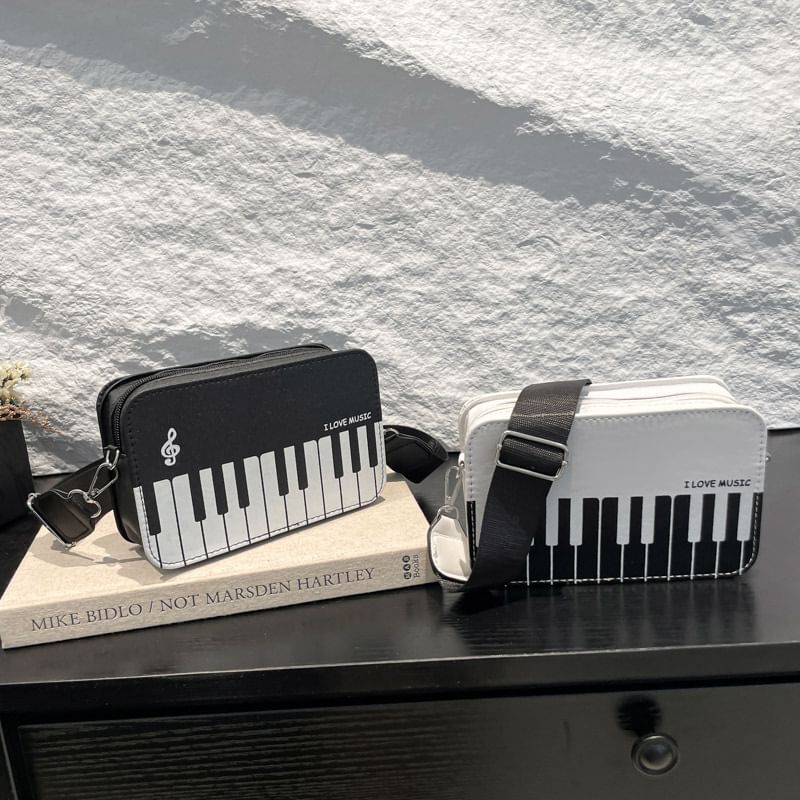 Kleevelind - Piano Print Crossbody Bag