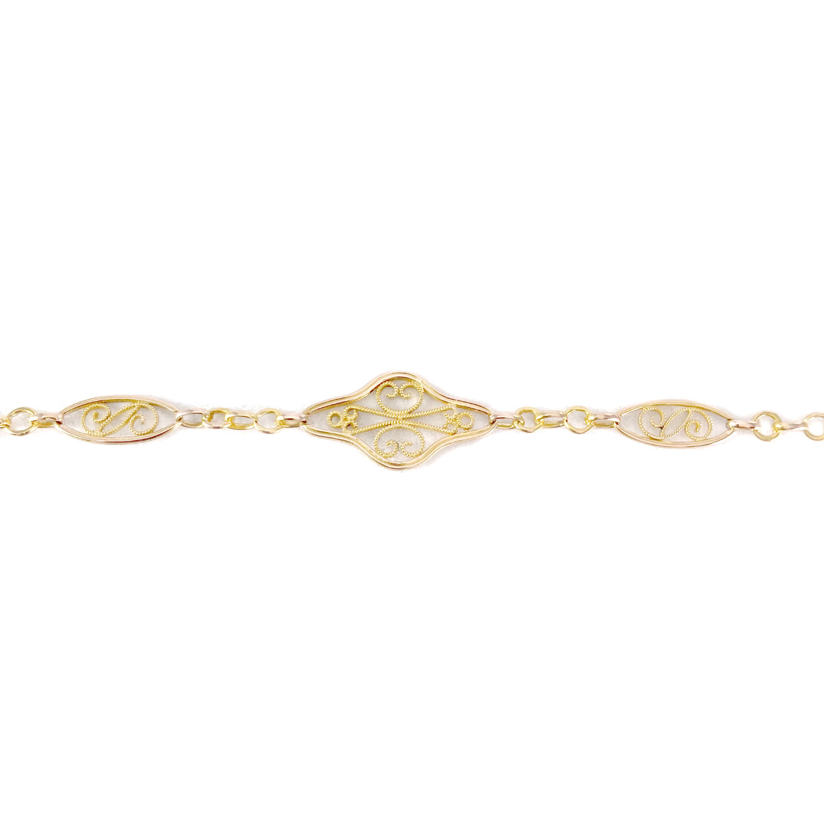 Collier d'occasion or 750 jaune 51 cm