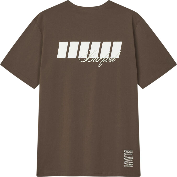 Barfod Squares short sleeve t-shirt Organic Hot fudge