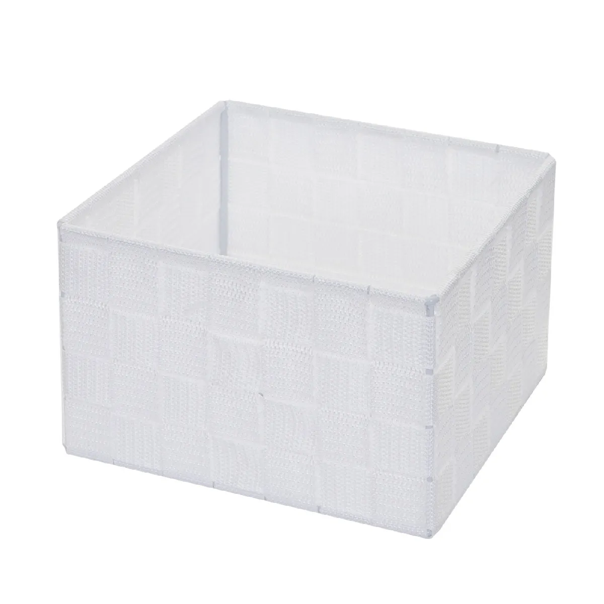 Decoshop26 Paniers Décoratifs Blanc PP (4)