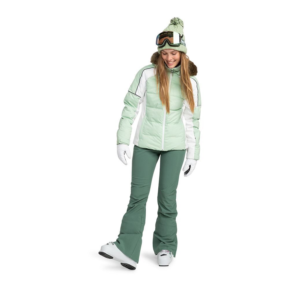 Roxy SNOWBLIZZARD - Doudoune ski Femme cameo green