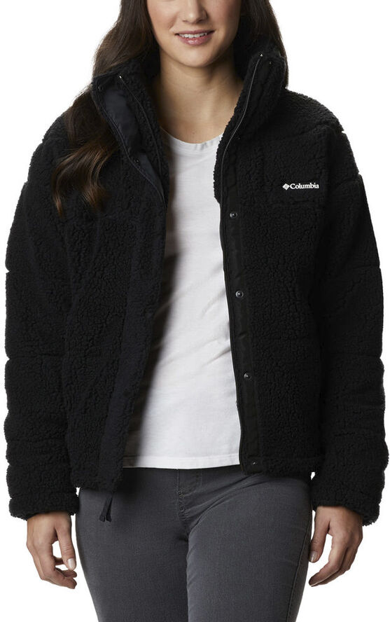 Columbia Lodge Baffled Sherpa fleecejakke Sort