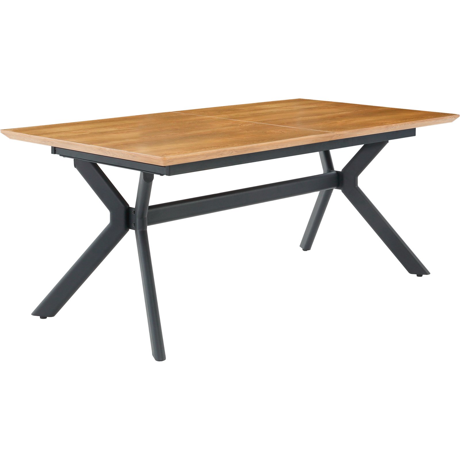 Tisch Massimo Melamin Wildeiche Dekor 180/260 x 77 x 100 cm