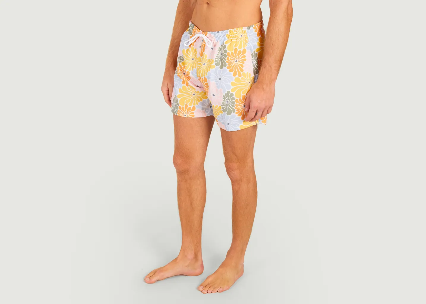 Short de bain imprimé Flores Olow