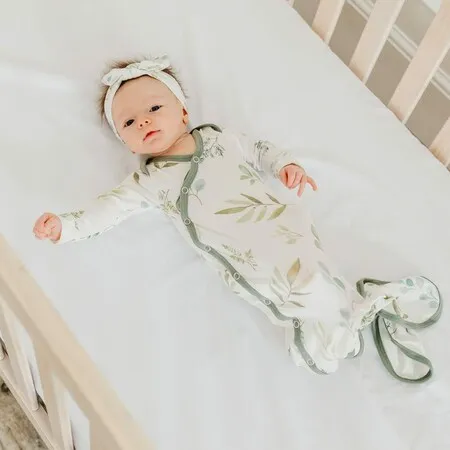 Copper Pearl Ensemble Dormeuse + Bandeau 0-4 mois-Feuille Haven