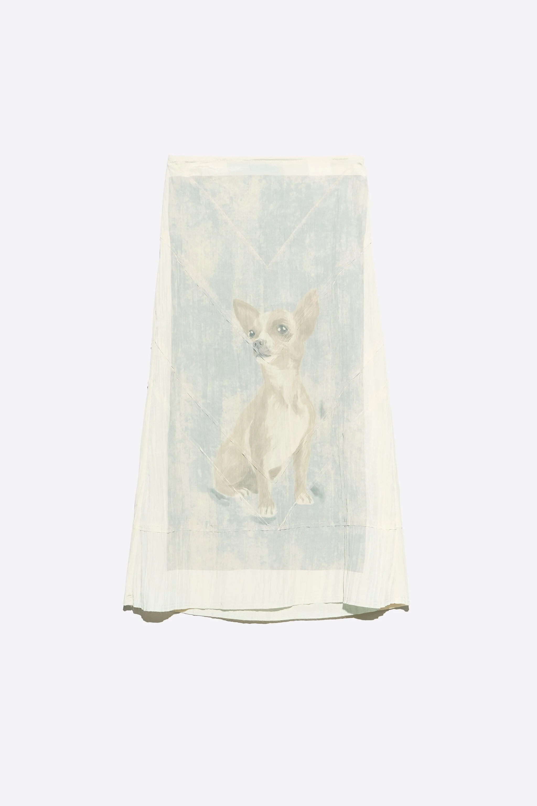 Saia evasê Camel Chihuahua