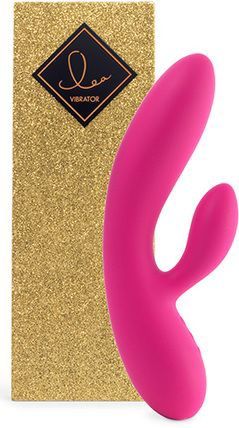 Feelztoys - Lea Vibrator met Glitters USB-oplaadbaar Roze