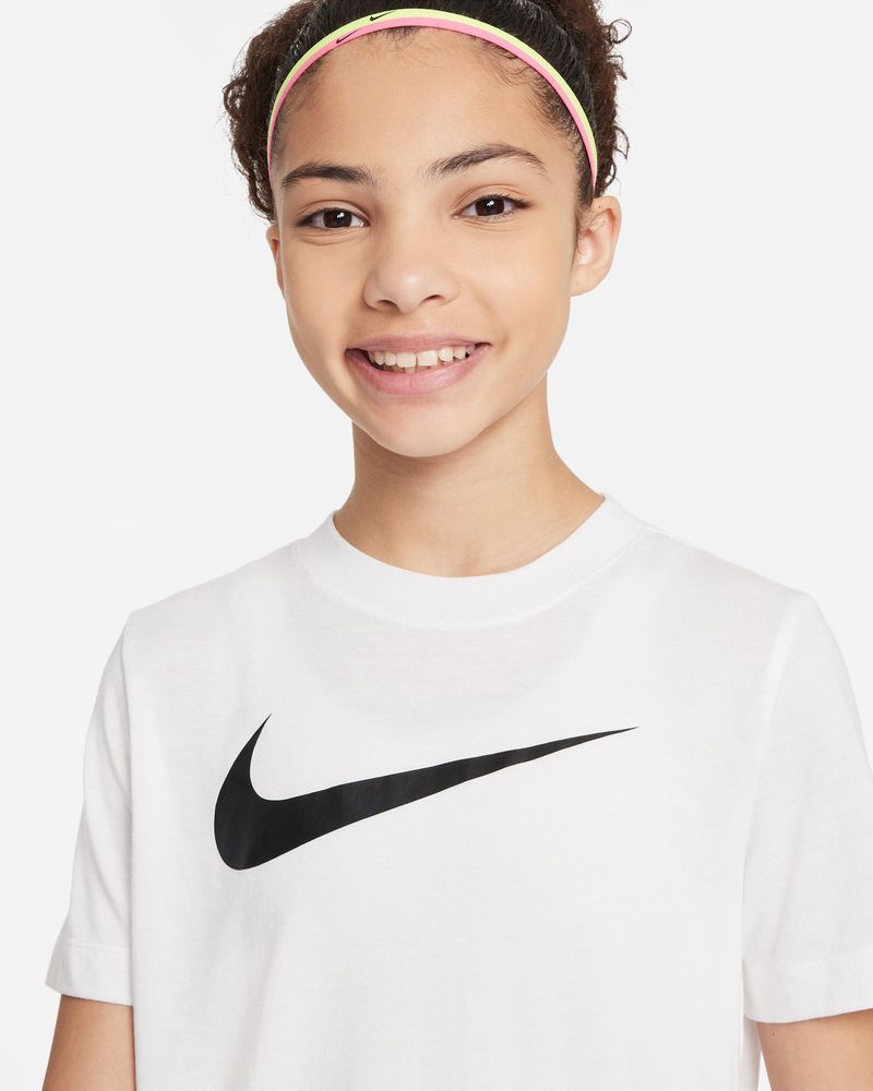 T-shirt Nike Team Club 20 Blanc pour enfant
