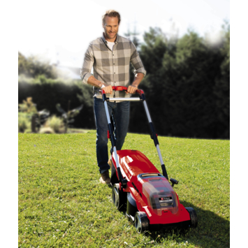 Einhell 2x18V grasmaaier Rasarro 36/36 Kit incl. 2 accu's 3Ah + 2 opladers