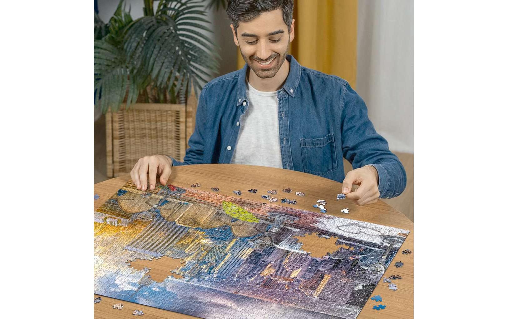 Puzzle New York im Winter und SommerPuzzlespass mit Premium-Qualität