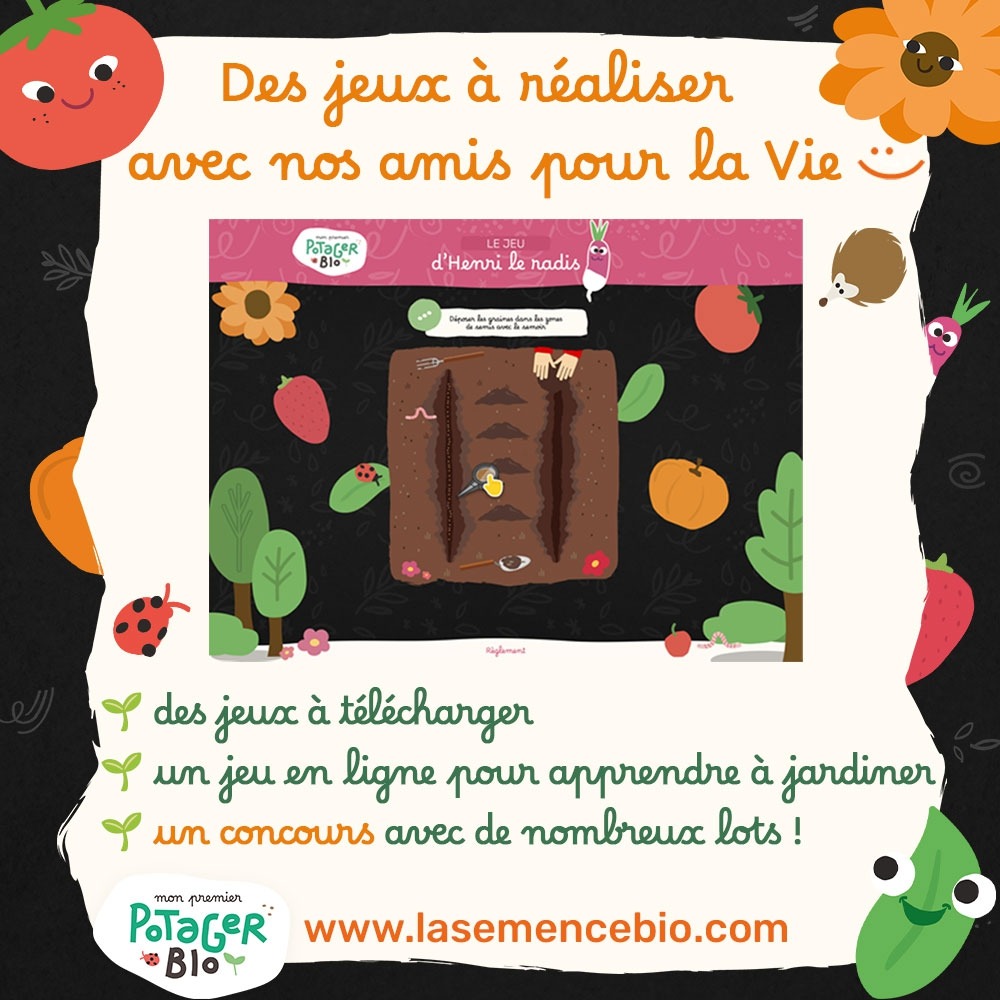 Coffret - mon premier potager bio