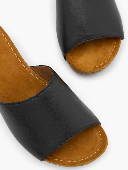 5th Avenue Pantolette Schwarz