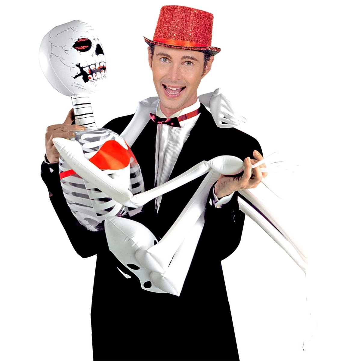 Halloween Skelet Opblaasbaar 1,83m
