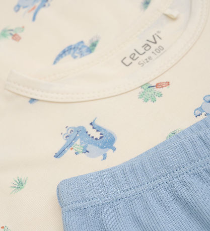 CeLaVi Schlafanzug - 2-teilig - Dusty Blue