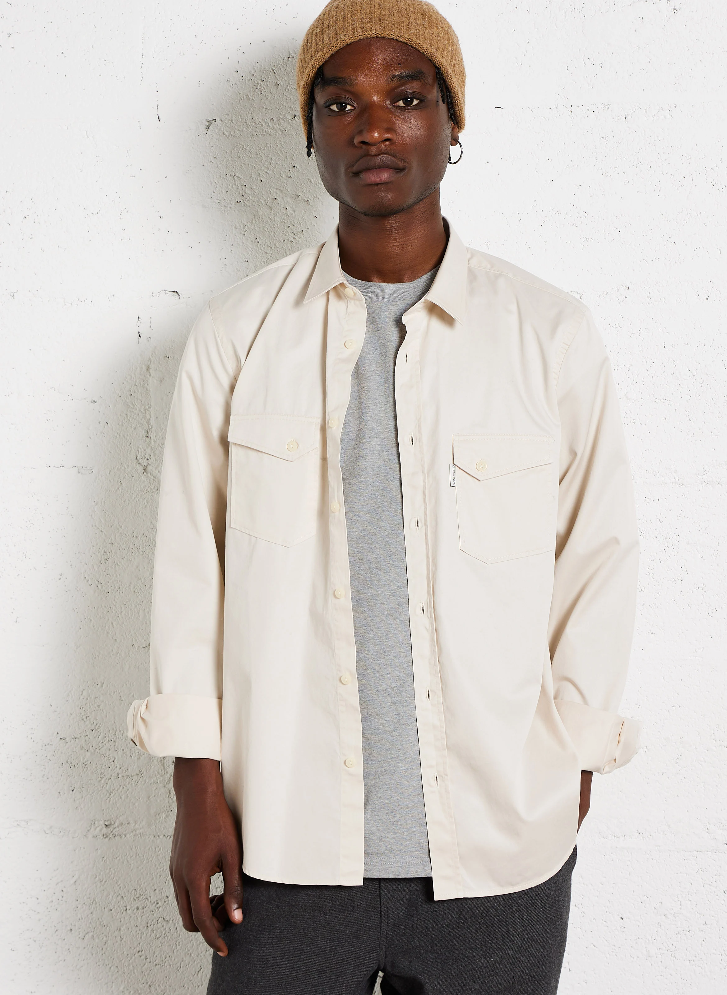 MEXICO - Chemise regular en coton bio | Beige