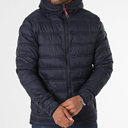 Doudoune Capuche Creekside Bleu Marine