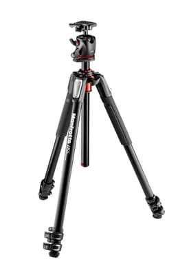 Manfrotto 055 Series MK055XPRO3-BHQ2 - Tripod - med Manfrotto MHXPRO-BHQ2
