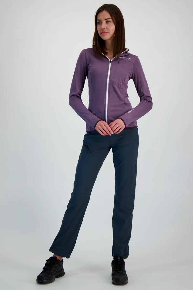 Ortovox Fleece Light Grid Hooded Damen Midlayer