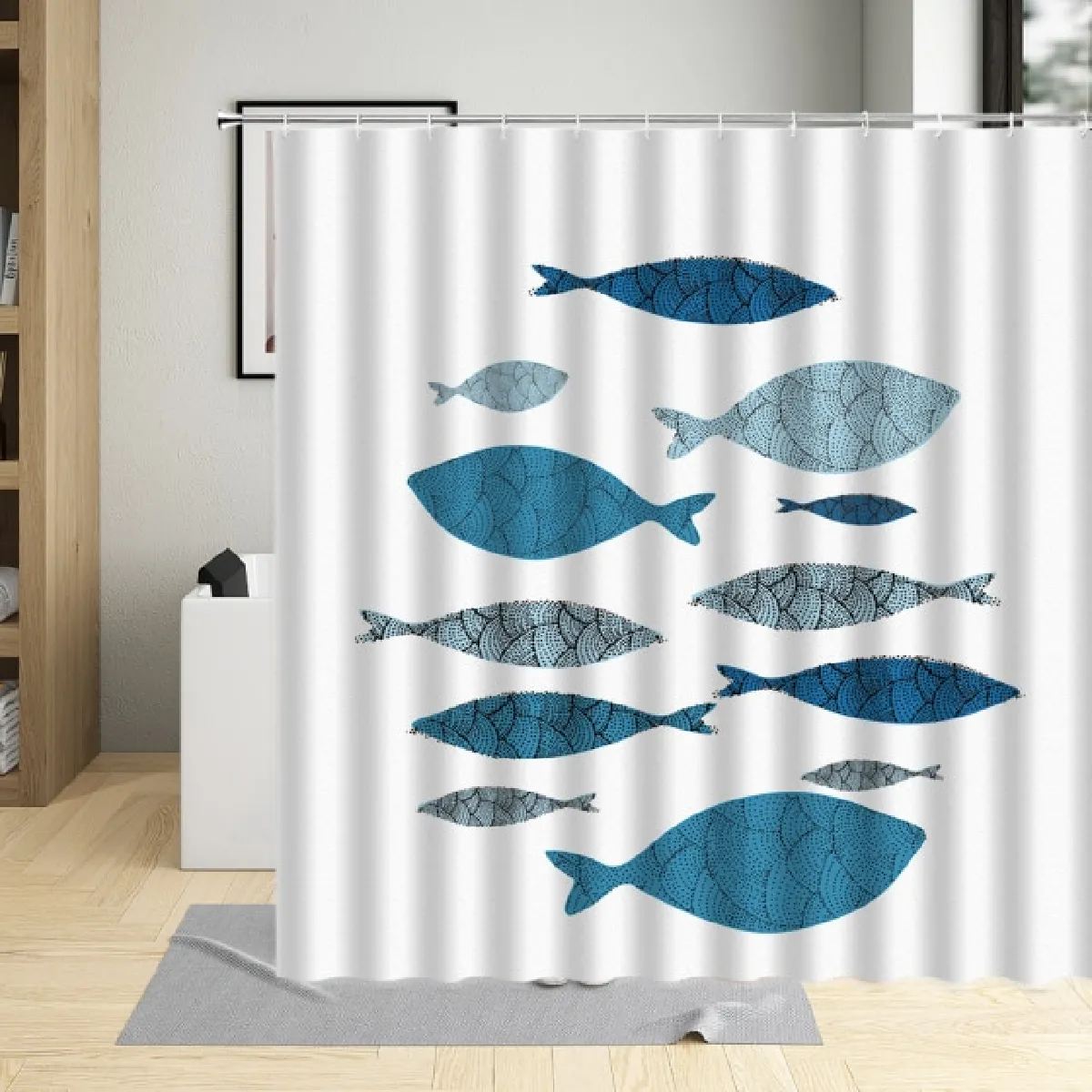 Universal Animaux Cartoons Rideau de douche - 70 x 120 cm