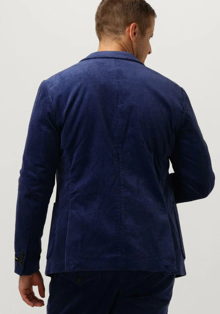 SCOTCH & SODA blauwe scotch & soda colbert regular fit unconstructed corduroy blazer