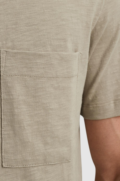 Cast Iron taupe heren t-shirt