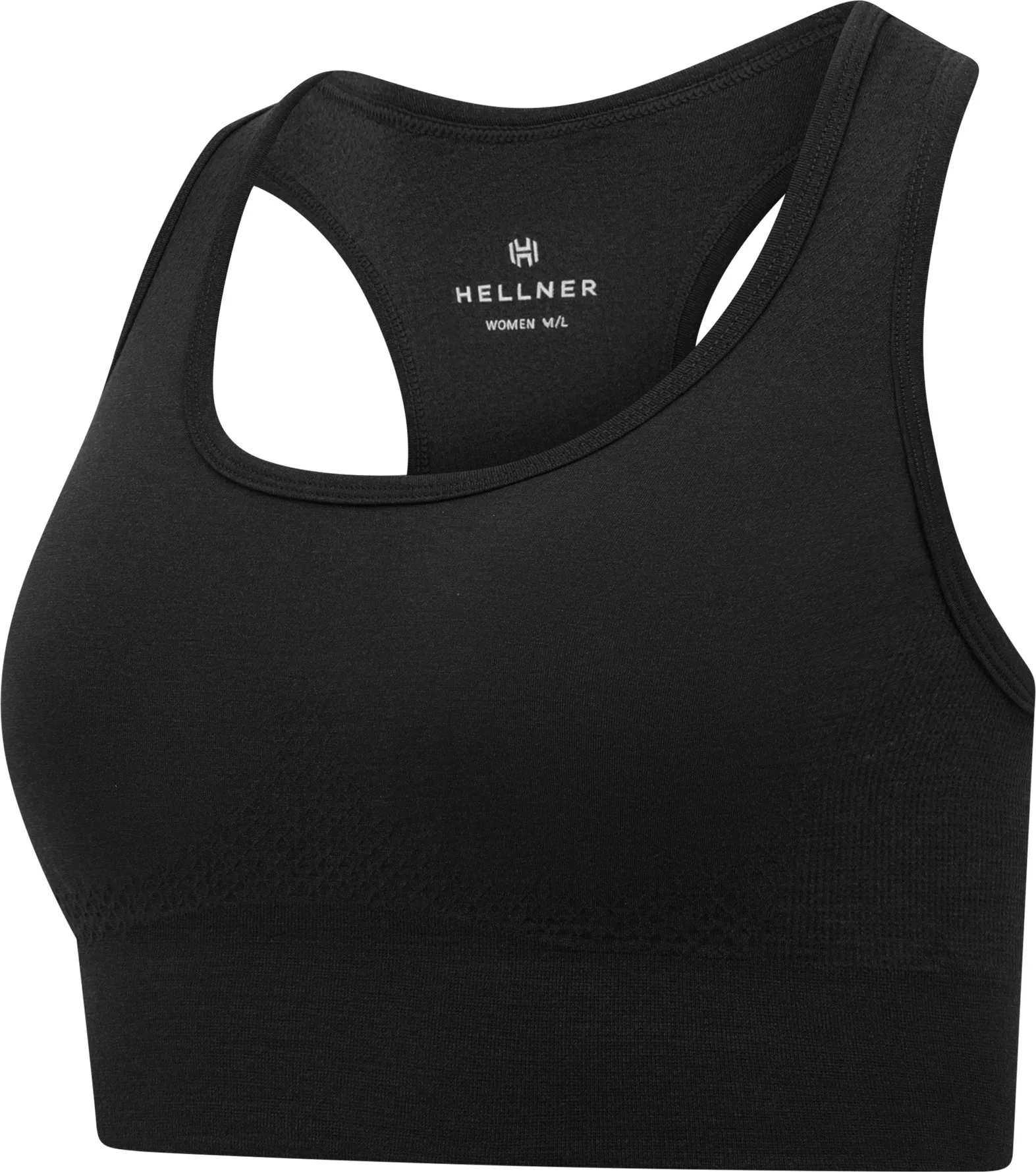 Hellner Wool Tech Seamless Bra Black Beauty