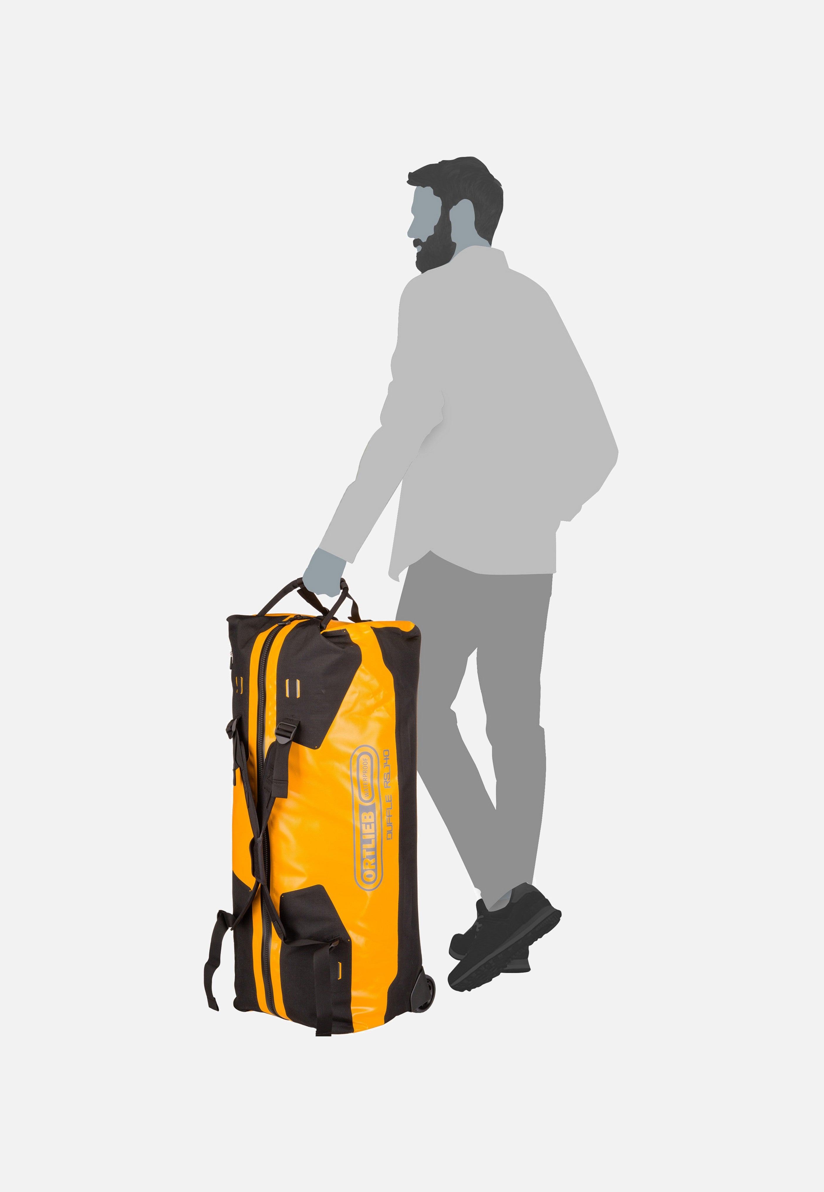 Duffle RS 140L Sonnengelb Schwarz - Travel Bag